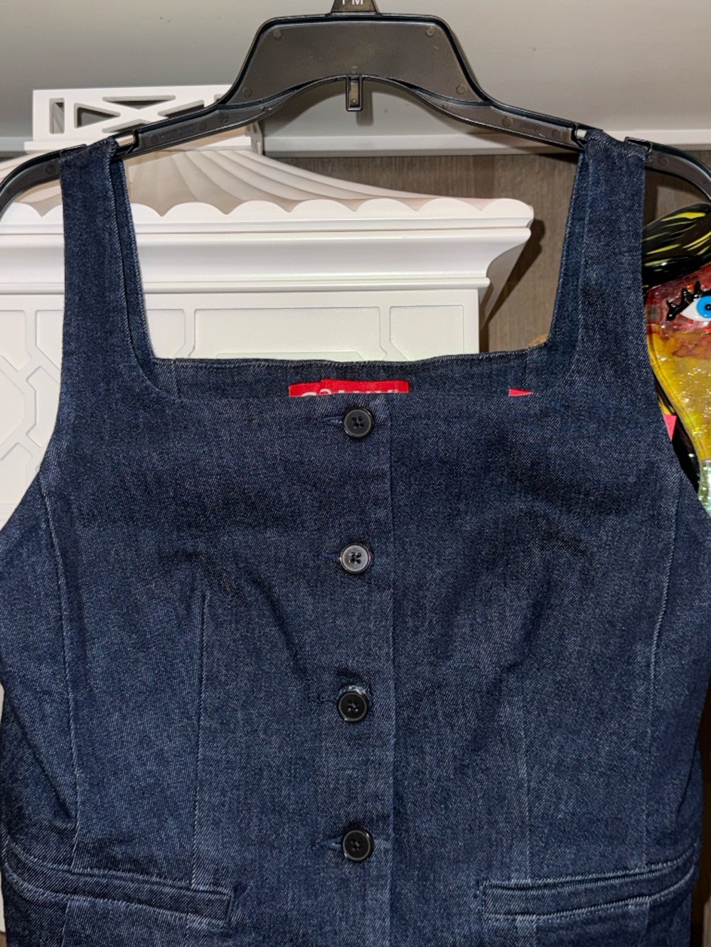 Spanx Medium M denim vest top nwt - Picture 5 of 6